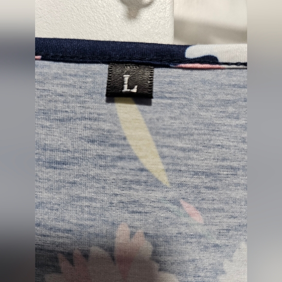 Button Floral Dress with Pockets, Large - Picture 6 of 7